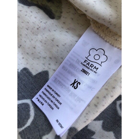 Farm Rio Flower Tapestry Popover Blouse Sz X Small EUC - Picture 10 of 15